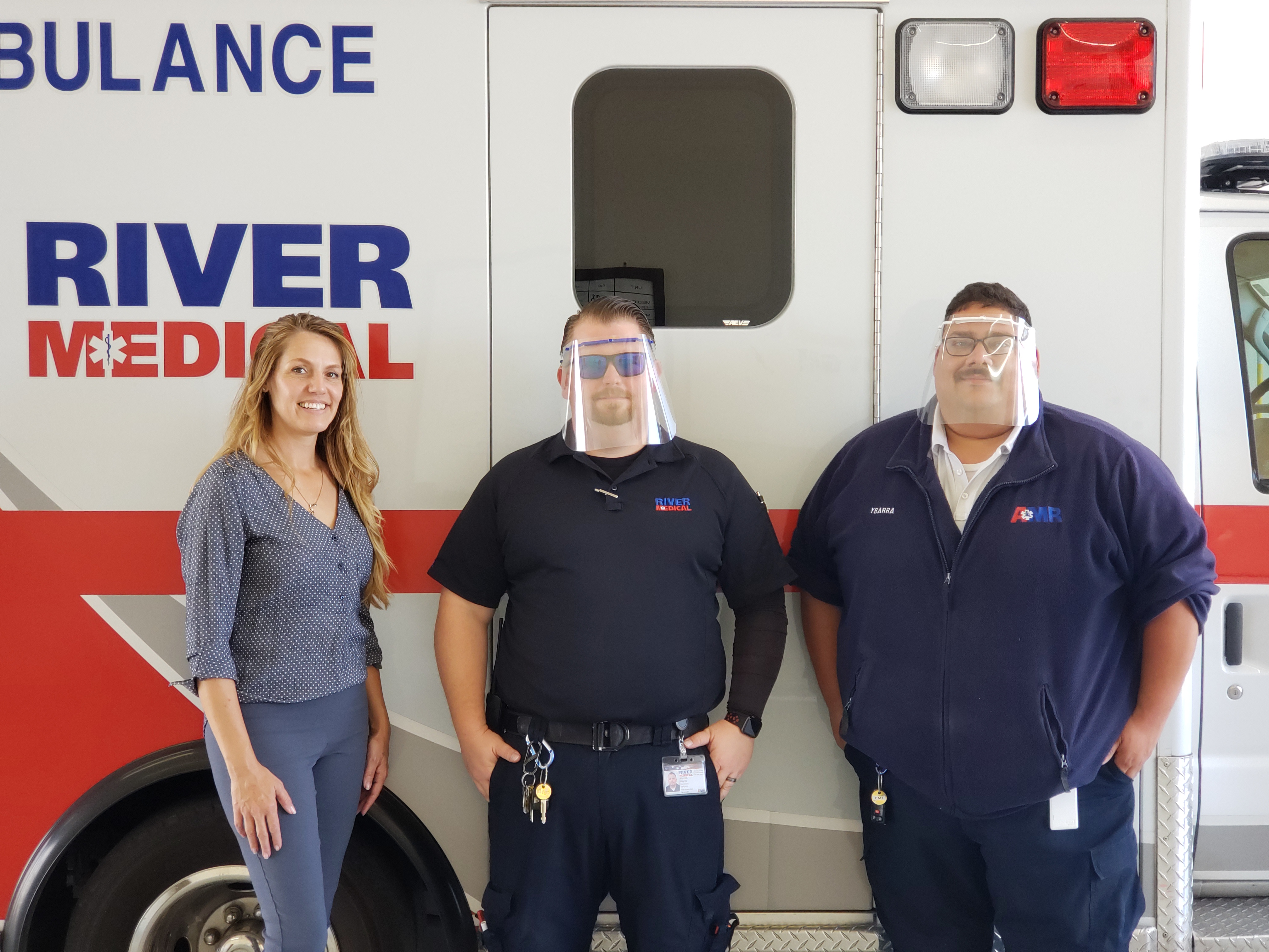 Face Shields Delivered to River Medical Inc.